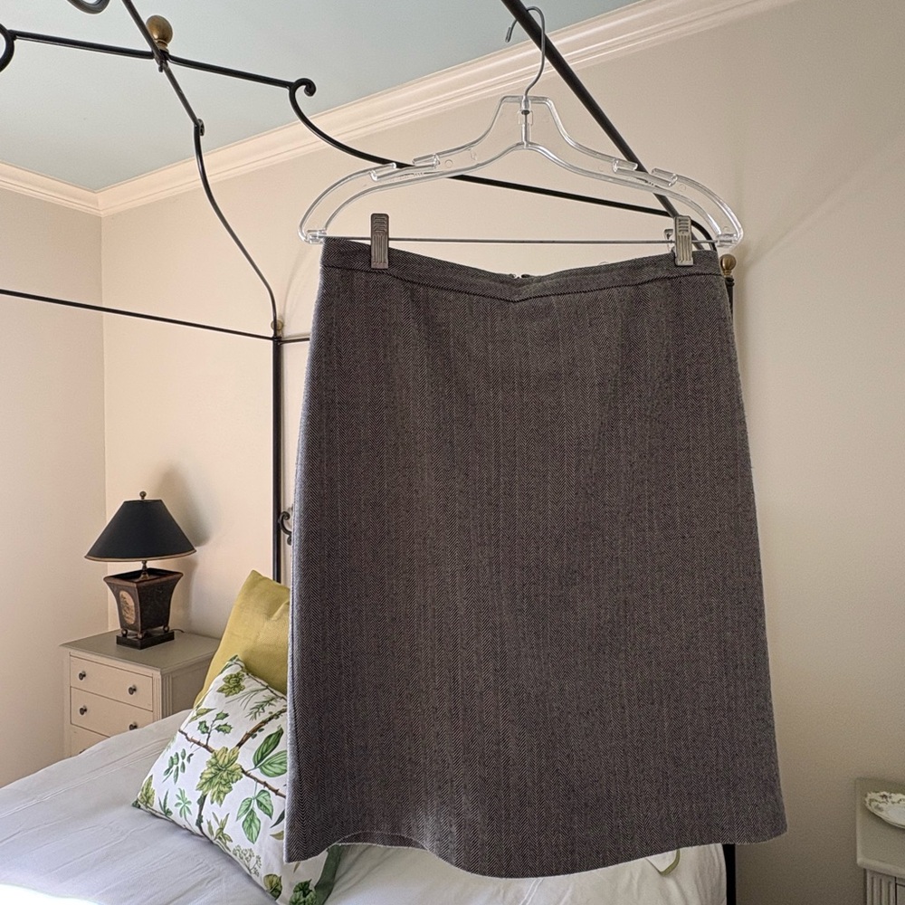 Isaac Mizrahi Women's Charcoal Pencil Skirt